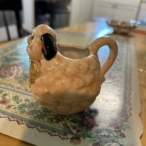 Adorable sheep creamer holds a half cup excellent condition, 1940’s
